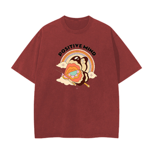 T-shirt décontracté pour homme à manches courtes, col rond, coupe classique, 100 % coton jersey, imprimé « Never Give Hope », style streetwear - Product Image 3
