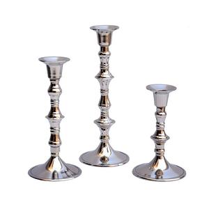 Candélabre de grande taille galvanoplastie aluminium métal bougeoir Unique fait à la main éclairage décoratif en gros - Product Image 5