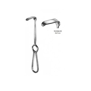 Écarteur chirurgical métallique (type Kocher Langenbeck) avec lames de 215 mm/225 mm (8 1/2 " x 9 ") pour la chirurgie abdominale et orthopédique, garantie 3 ans - Product Image 3