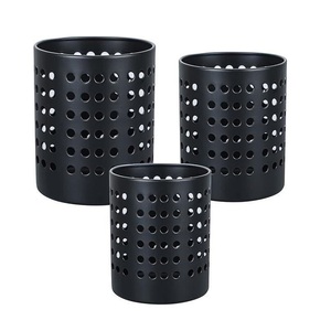 Organisateur de couverts style moderne en acier inoxydable, porte-couverts en métal - Product Image 3