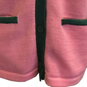 New season wear customizable women's button up chenille letters <b>cardigan</b> - Product Image 4
