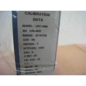 UNIT <b>1660</b> MFC UFC-<b>1660</b>, N2 gas, 20 SCCM range - Trusted Global Legacy Semiconductor Equipment and Parts at - Product Image 3