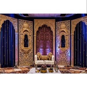 Muslim Walima <b>Wedding</b> <b>Stage</b> Mughal <b>Wedding</b> Fiber Rajwada <b>Stage</b> Decor Traditional Style Indian <b>Wedding</b> <b>Stage</b> <b>Decoration</b> London - Product Image 1