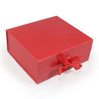 Caja de Regalo Magnética Plegable, Elegante, Ecológica e Impermeable, con Cinta, para Envolver Regalos en Festividades y Días Festivos