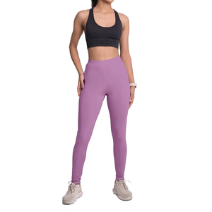 Leggings Elegantes y Cómodos para Mujer, para Ejercicio, Yoga, Uso Casual, Cintura Media, Sólidos, Transpirables, de Spandex/Nailon, Largos - Product Image 6