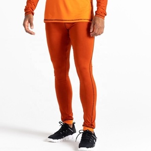 Ensemble de sous-vêtements de compression à manches longues pour hommes, orange, séchage rapide, respirant, vêtements de sport, vêtements de sport pour la course à pied - Product Image 2