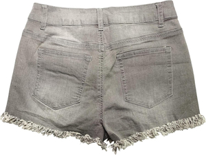 กางเกงยีนส์ขาสั้นผู้หญิงแบบมีกระดุม ระบายอากาศได้ดี ผลิตจากผ้าโพลีเอสเตอร์เดนิม ขายส่งแบบใหม่ ดีไซน์ขาดๆ เซ็กซี่ รับสั่งทำได้ - Product Image 6