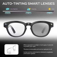 Gafas Inteligentes con IA, Cámara, Grabación de Video, Traducción a 100 Idiomas, Llamadas Bluetooth, Reproductor de Música