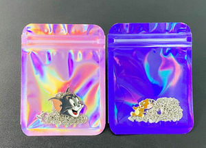 Bolsas de Plástico con Cierre Zip Lock de Colores, Bolsas Metalizadas Doradas de Mylar, Bolsas de Aluminio con Cierre Ziplock, Bolsas Personalizadas con Impresión de Logotipo - Product Image 3