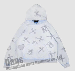 Sweat à capuche streetwear urbain avec strass, pull scintillant en cristal, sweat-shirt décontracté, mode unisexe - Product Image 1