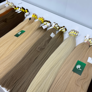 Cuticules cheveux alignés de qualité supérieure en vrac vietnamien cheveux naturels blonds 613 vierge cuticule alignée extension de cheveux humains - Product Image 3