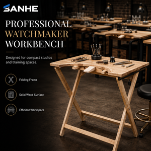 Banc de travail <span class=keywords><strong>en</strong></span> <span class=keywords><strong>bois</strong></span> d'hévéa pour bijoux, <span class=keywords><strong>pliable</strong></span>, <span class=keywords><strong>en</strong></span> <span class=keywords><strong>bois</strong></span> massif, idéal pour la bijouterie <span class=keywords><strong>en</strong></span> argent - Product Image 1
