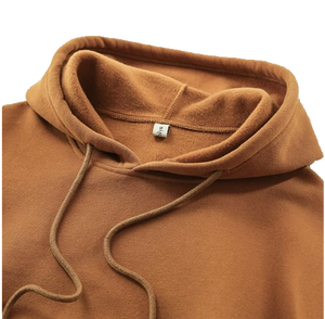 Women's Casual Cropped Hoodie Short Sleeve Windproof Anti-UV Simple Fleece Sweatshirt with Hood Custom Apparel - Product Image 5