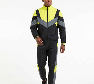 High Quality Men's 100% Nylon <b>Waterproof</b> Eco-Friendly Winter Windbreaker <b>Tracksuit</b> Set Breathable Full Customization Wholesale - Product Image 6