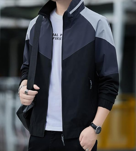 Vestes de chasse pour hommes 2026, très vendues, automne-hiver, en toile imperméable, col montant, décontractées, color-block, fermeture éclair intégrale, séchage rapide - Product Image 4