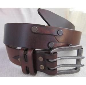 Men's Accessories Genuine Leather Belts With Custom Buckle Latest Arrival Handmade Eco Friendly Leather Belts For Gifting - Product Image 1
