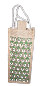 Porta Botellas de Yute Resistente y Sostenible para Viajes, Escuela, Oficina y Uso al Aire Libre - Product Image 3