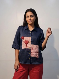 Elegant Cotton <b>Shirt</b> for Women Soft Breathable And Eco-Friendly Casual Wear <b>Shirts</b> Wholesale Clothing Bulk Supplier From India - Product Image 3
