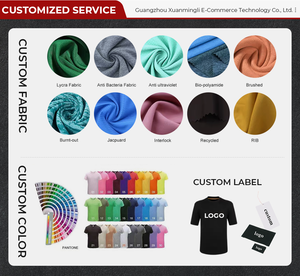 T-shirt personnalisé en coton 100% 260 g/m² pour hommes, impression 3D en mousse pour impression en relief, manches courtes, 260 grammes, logo personnalisable - Product Image 5