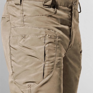 Pantalon cargo pour homme, coupe classique, coton mi-lourd, couleur unie, respirant, idéal pour le printemps - Product Image 2