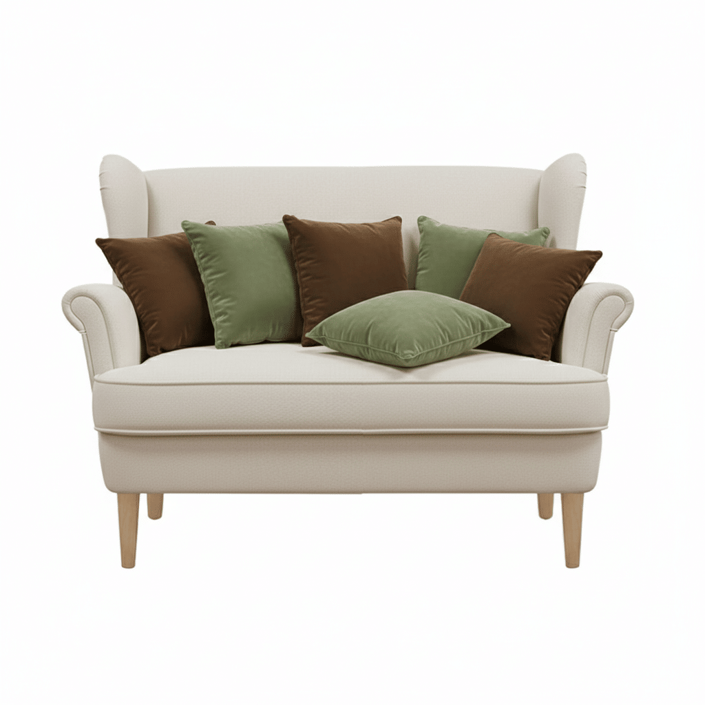 สีน้ำตาลและสีเขียวเซจ