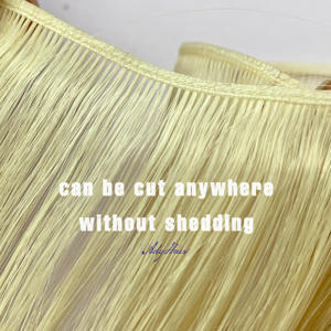 Vente en gros Extensions de cheveux Remy vierges 10A de haute qualité pour Genius Weft Double Drawn Afro Styles Loose Deep Wave Italian Curl - Product Image 3