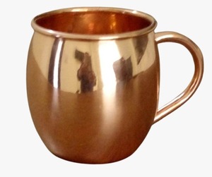 Vaso de Cobre Plateado para Moscow Mule Clásico de 210 ml, de Acero Inoxidable Sólido - Product Image 6