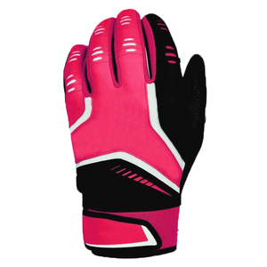Guante de Bateo de Béisbol de Alta Calidad con Gran Agarre, Color Rosa y Negro, Guante Deportivo para Softbol con Correa Ajustable - Product Image 3