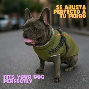 Abrigo para Perro con Forro Polar Cálido, 6 Colores, Tallas S-5XL, Incluye Arnés para la Comodidad de tu Mascota - Product Image 5