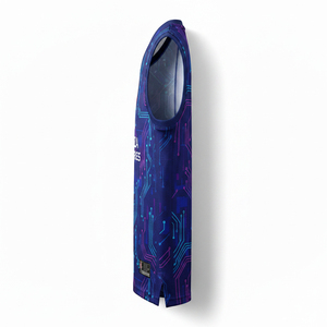 Uniformes de basket-ball sublimés personnalisés, 100% polyester, tissu respirant à séchage rapide, vêtements de basket-ball pour hommes, maillots et shorts de basket-ball - Product Image 3