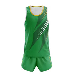 Conjuntos Deportivos para Correr 2026, Uniforme de Atletismo para Hombre, Jersey y Pantalones Cortos con Logotipo Personalizado para Equipos Deportivos - Product Image 2