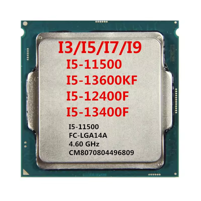 Original Core I3 I5 I7 I9 CPU LGA1700 12400F 13600KF I9 14900K 13700KF 13600K 12700F 13900KF 12900KF Processor Computer Cpus