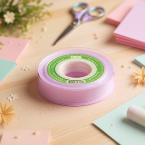 ริบบิ้นชีฟองอิลัน 2.5 ซม. x 35 หลา สีม่วงอ่อน สำหรับงานประดิษฐ์และตกแต่ง - Product Image 3