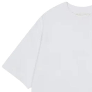 T-shirt pour homme en coton 100% brodé de qualité supérieure, 230g, couleur blanc neige, confortable, décontracté, streetwear, tee-shirt doux et respirant - Product Image 4