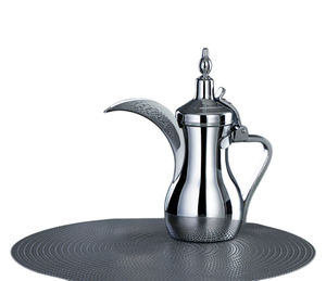 Carafe à thé Dallah en métal de style vintage de haute qualité pour une utilisation en restaurant en plein air, sur table, pour servir du café, carafe Dallah - Product Image 3