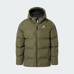 Unisex Lightweight Stand Collar Eco-Friendly Waterproof Front Embroidery <b>Packable</b> Puffer <b>Jacket</b> - Product Image 3