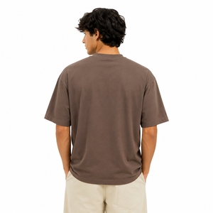 เสื้อยืดผู้ชายไซส์ใหญ่ หนานุ่ม คอกลม ผ้าฝ้าย สไตล์สตรีทแวร์ วินเทจ ลำลอง ไม่มีลาย รับผลิตตามสั่ง ขายส่งจากผู้ผลิตในสหรัฐอเมริกา - Product Image 4