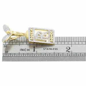 Colgante con Logotipo de Rolls Royce de Alta Calidad con Diseño de Diamantes Moderno y a la Moda, Joyería Unisex - Product Image 3