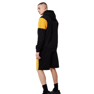 Sweat à capuche unisexe en coton 100% écologique, imprimé sur mesure avec logo brodé, couleur unie, thermique, en polaire, avec cordon de serrage, pour l'hiver - Product Image 2