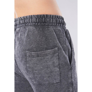Pantalones Cortos de Hombre de Alta Calidad, Ecológicos, de Tela Oxford 100% Algodón, Transpirables, con Cierre de Cordón, Lavado Ácido Sostenible - Product Image 4