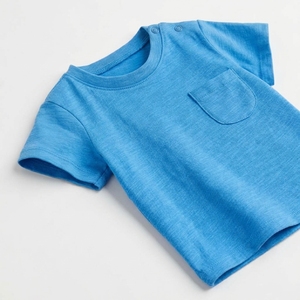 Camiseta de Verano Unisex para Niños, 100% Algodón, Manga Corta, Estampado Bonito, Diseño Sólido para Niños y Niñas - Product Image 5