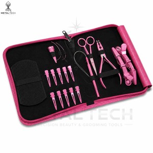 Premium Quality Hair Extension Learning Kit For Professional Salon Training Beauty School Practice Portable Organizer Case - Product Image 2