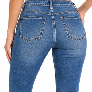 Women Flared Denim <b>Jeans</b> Premium Stretch Flared Stylish Comfortable Durable High <b>Waist</b> Fashion Design For Women Denim Flare Pant - Product Image 5