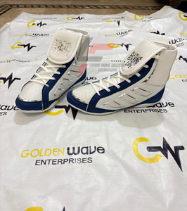 Nouvelles Chaussures de Boxe et de Lutte Personnalisables, Fabrication en Usine, Sans Boxe, Pas de Vie, Respirantes, pour Entraînement et Sparring, à Lacets - Product Image 2