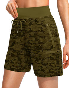 กางเกงขาสั้นผู้หญิงขายดี กางเกงวิ่งฤดูร้อน ออกแบบโลโก้ได้ตามต้องการ เนื้อผ้านุ่ม กางเกงขาสั้นทรงหลวมสำหรับผู้หญิง สั่งทำลายพิมพ์แบบ Sublimation ได้ - Product Image 3