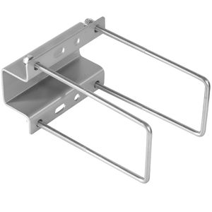 Guide de remorque de bateau en acier de 60 po (2 pièces) avec protections de tube en PVC blanc, accessoires de montage complets inclus - Product Image 6
