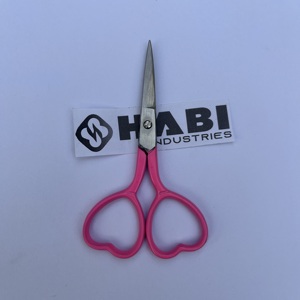 Heart Ring Embroidery Scissors Custom Color Stainless Steel Right-<b>Handed</b> Small <b>Nail</b> Blunt Tip Custom Logo Knitting Shears - Product Image 6