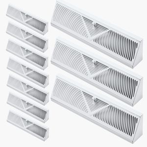 Griglie di ventilazione a pavimento in ferro da 18 pollici per impieghi gravosi, confezione da 10, per HVAC, antiruggine, anti-sfogliamento, coperture per prese d'aria a doghe, passabili, per sistemi HVAC - Product Image 4
