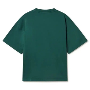 T-shirt uni saisonnier à col rond pour homme, mélange polyester/coton, manches courtes, écologique, respirant, coupe classique pour l'été - Product Image 2
