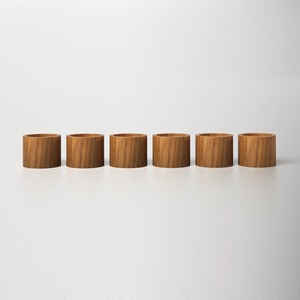 Porte-serviettes en métal faits à la main, minimalistes, pour une mise en place de table éco-responsable et durable, anneaux à serviettes pour mariage champêtre et cuisine - Product Image 6